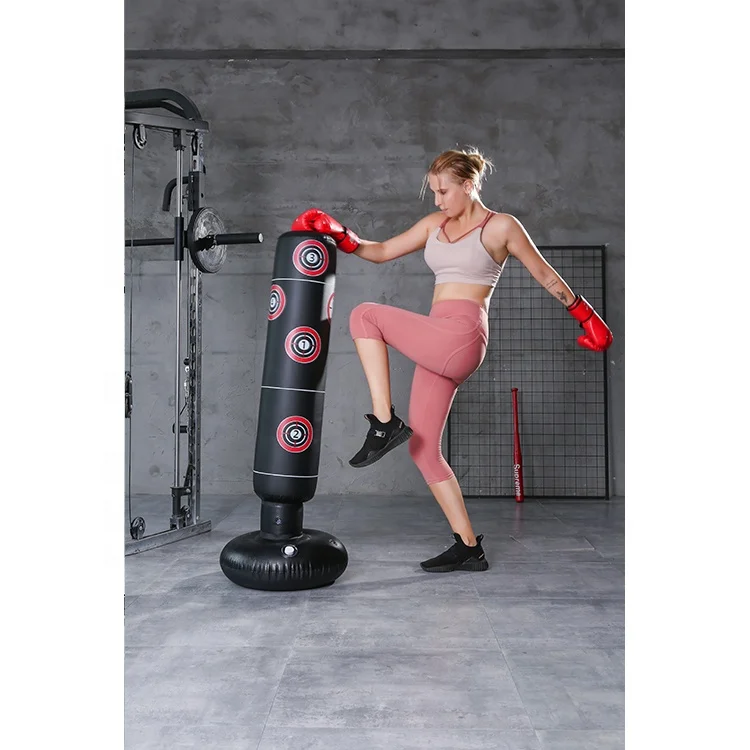 Economies inflatable bop bag, standing up inflatable punching bag for kids and adult Punching Bag Standing