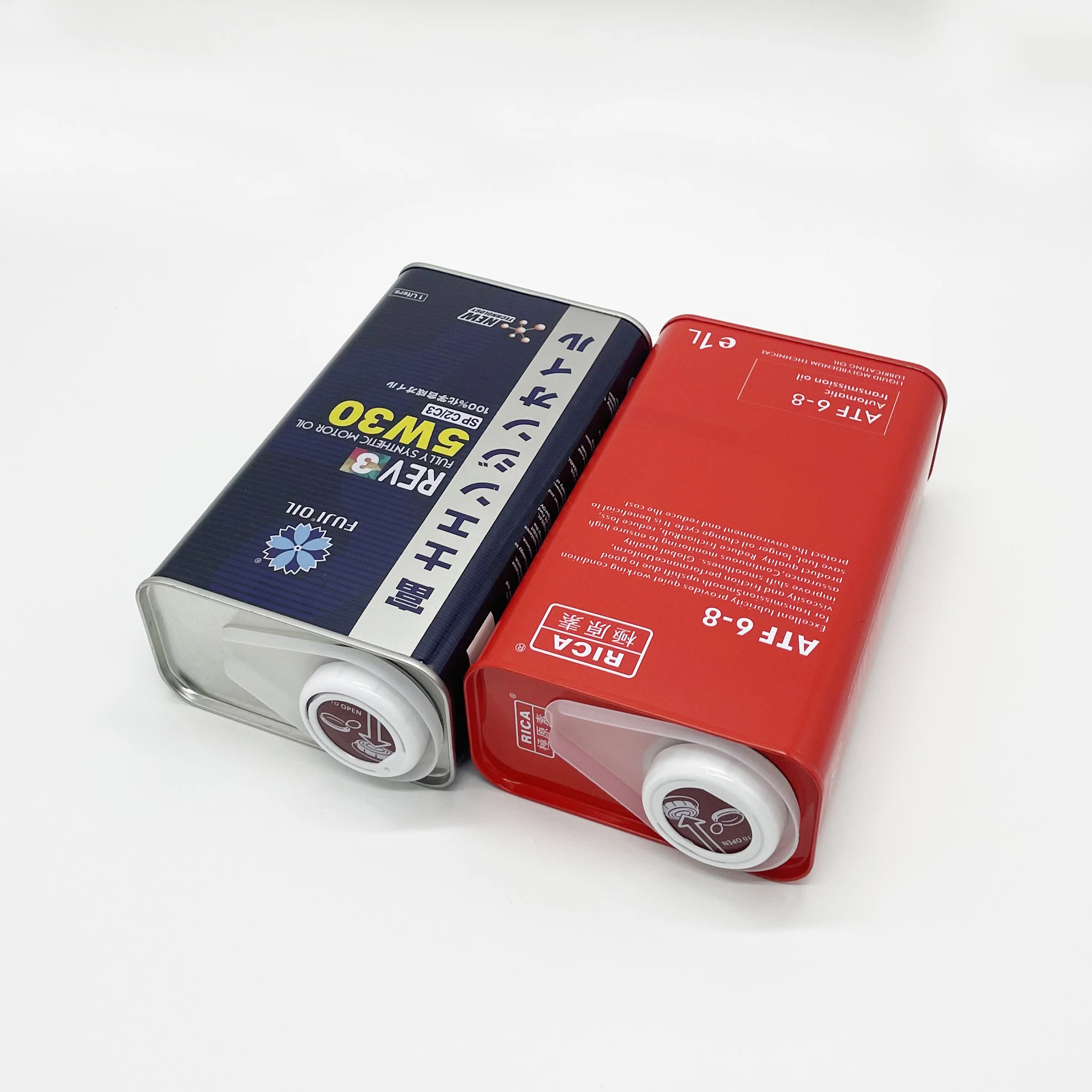 New design product metal package tank metal tin cans for engine oil