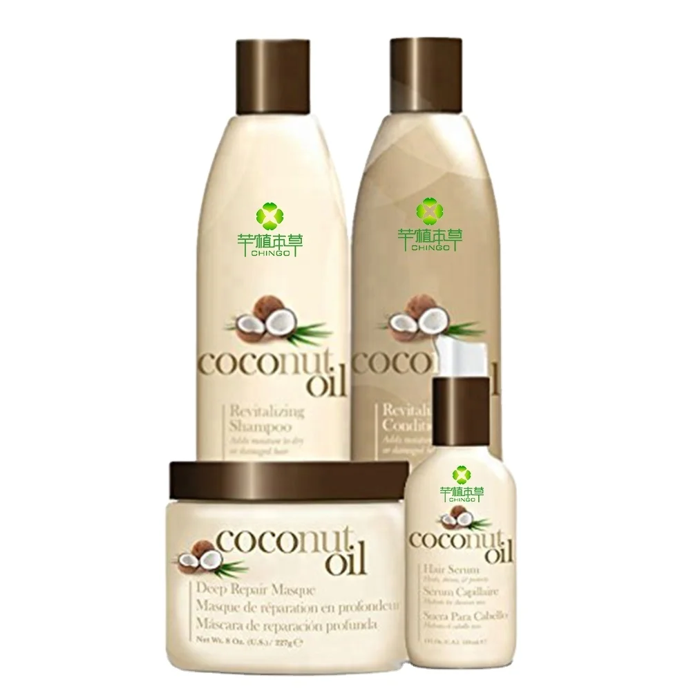 
Высококачественное кокосовое масло для ухода за волосами, набор маски для шампуня и кондиционера  (60757476318)