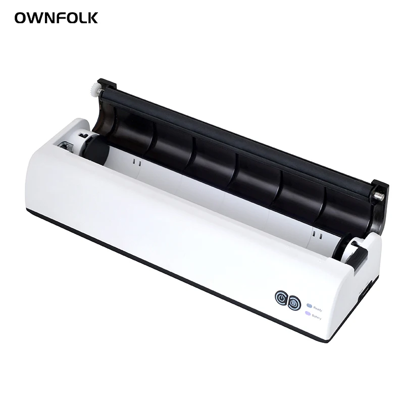 OWNFOLK high quality A4 portable thermal printer manufacturers thermal printer a4 suitable for home and personal office use