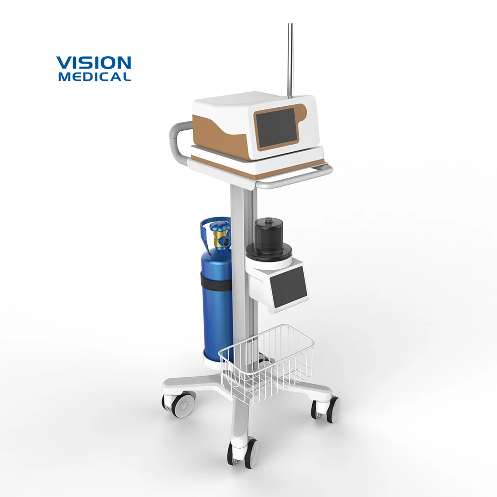 manufacturer hospital trolley for sale Oxygen cylinder cart mobile infusion pump cart medical emergency trolley