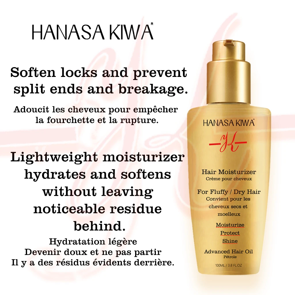 HANASA KIWA HAIR Repair Argan Oil spray  Of free parabens and sulfate surfactants