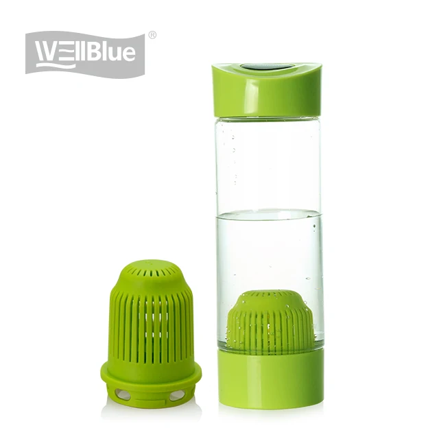  Customized alkaline hydrogen water bottle BPA free Alkaline