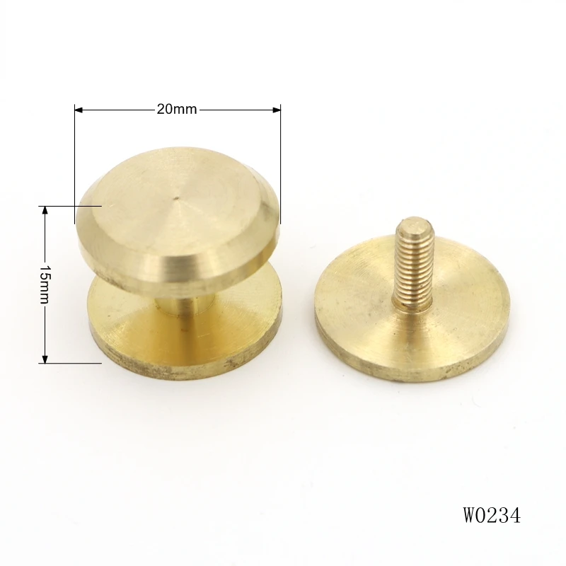 flat studs rivet binding rivets purse handbag feet spike leather craft screw back rivets for leather belt