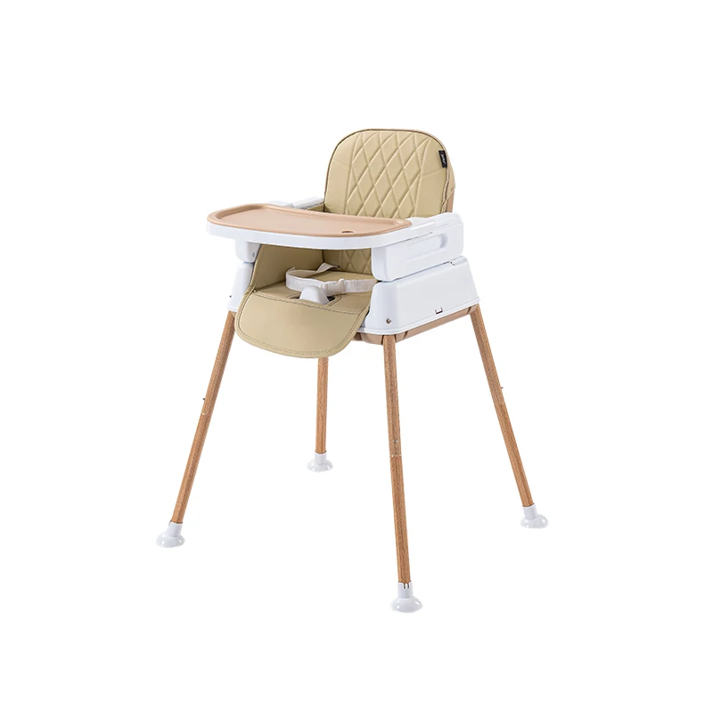 Folding portable baby chair for feeding, kids dining high chair in restaurant