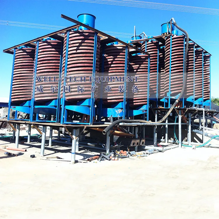 Chrome washing whole line machines Spiral chute spiral concentrator manufacturer