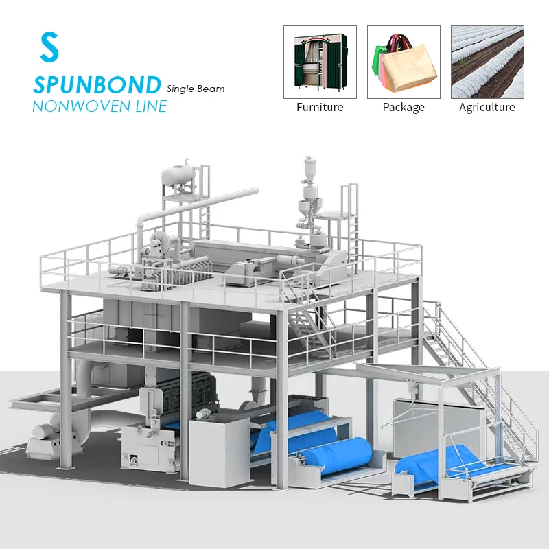 S / SS / SSS  pp spunbond nonwoven fabric making machine