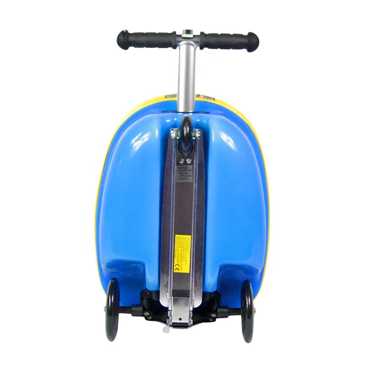 Cheap customized design fashion egg shape  suitcase rideable maletas scooter trolley travel luggage sets for kids
