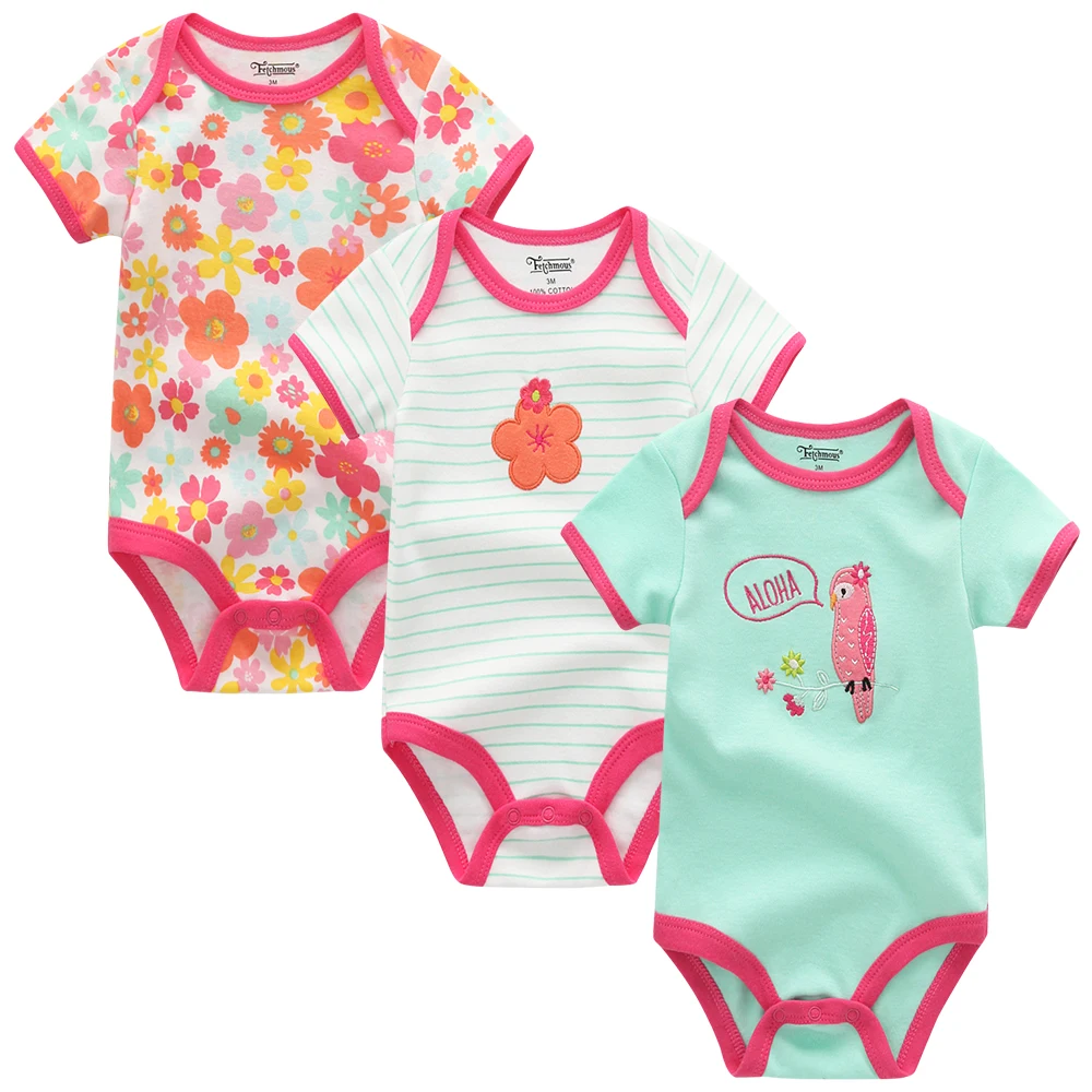 Certified Organic cotton high quality short sleeve girls rompers for babies manufacturing clothes baby rompers toddler wear