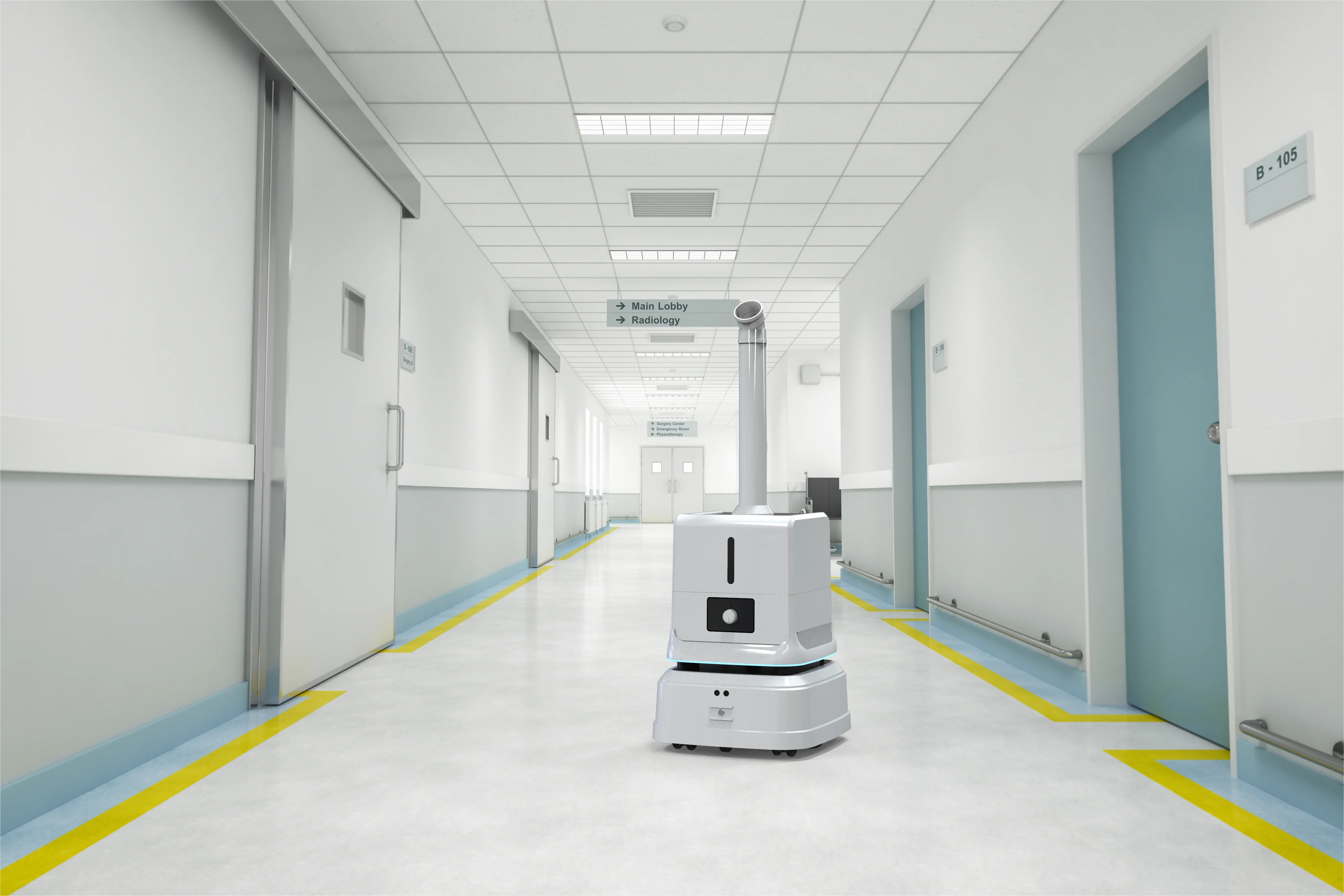 Customized Quality Z Intelligent Disinfection and Sterilization Robot for Commercial Use Spray Disinfection Robot