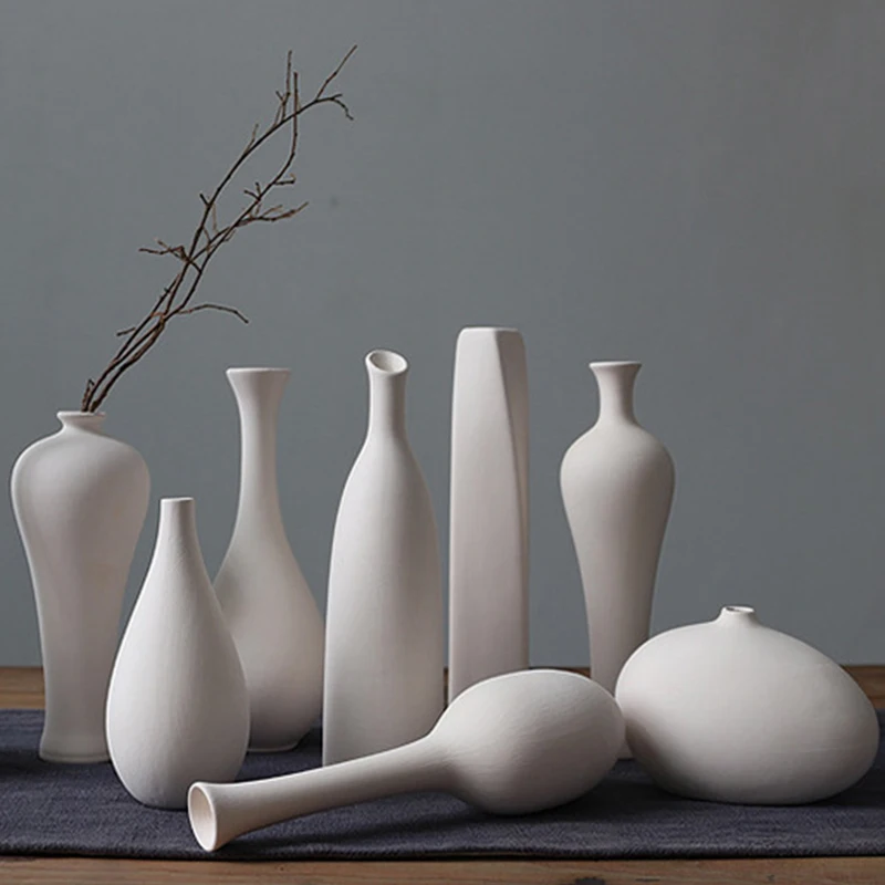 Modern Unique Design Interior Decor Ceramic Flower Vase For Wedding Centerpieces
