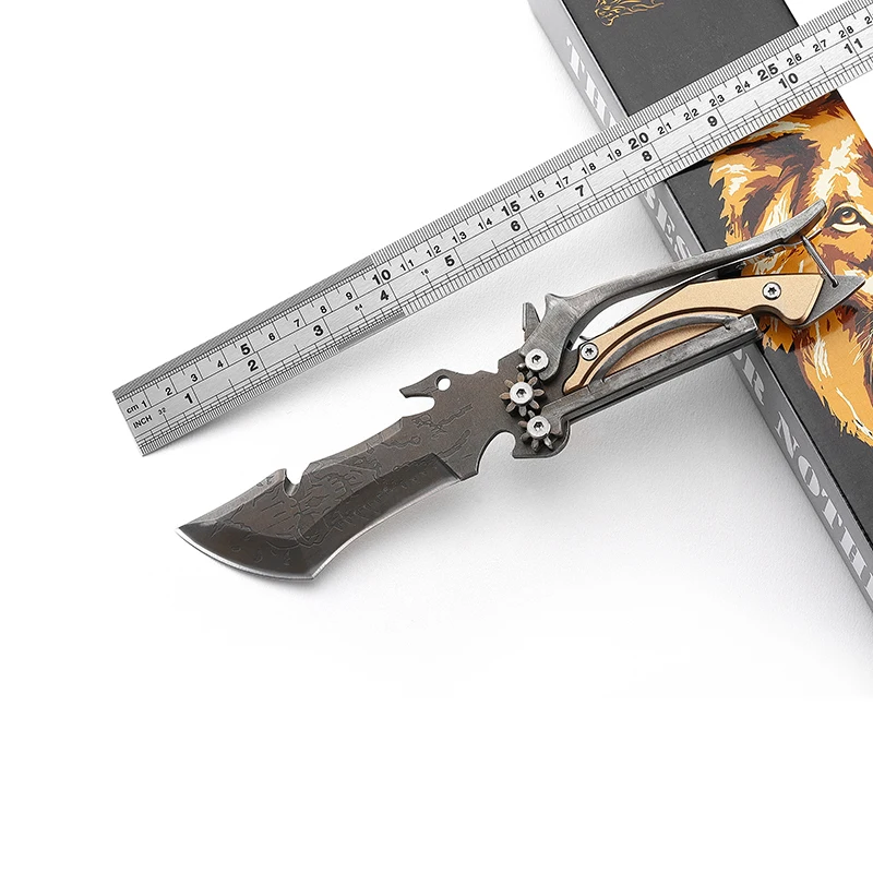 Outdoor multi-purpose 3Cr13 stainless steel straight knife Camping Survival tool Knife  multi-purpose scissors