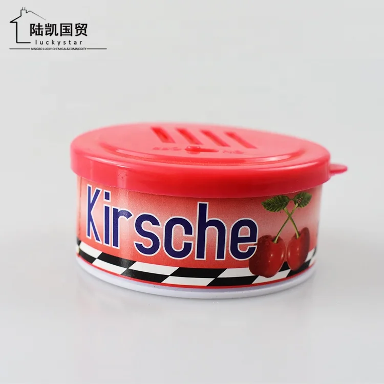 
hot sell 1pcs small circular canned gel air freshener for home 