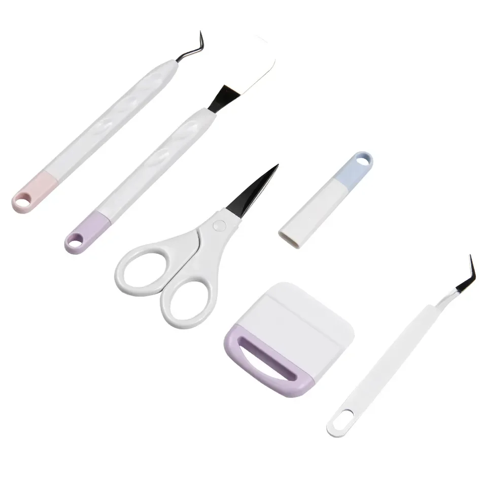 Free Shipping 6 pcs/set Vinyl AQM/Oracal Craft Vinyl Weeding Tools