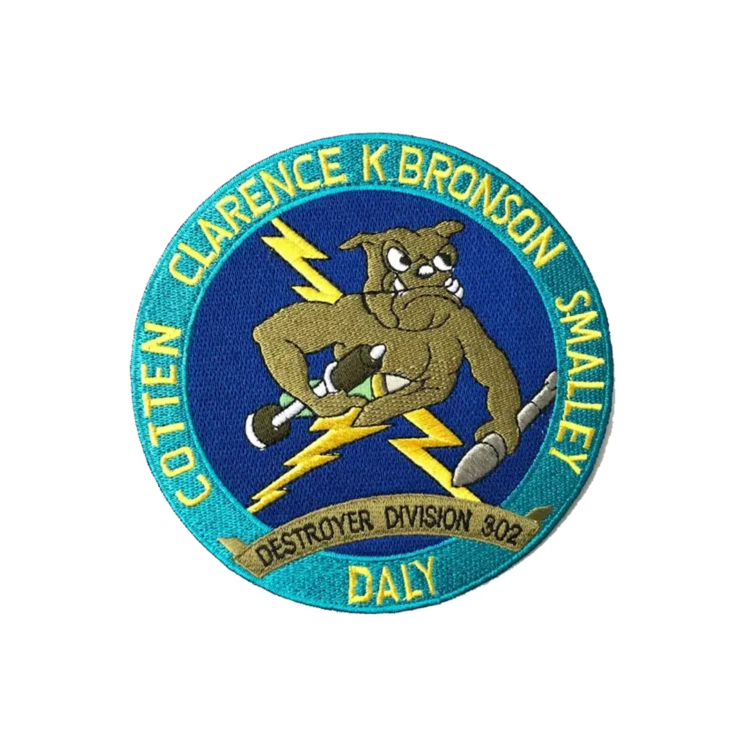 Custom Fabric Embroidered Patch Badges Sew on Embroidery Patches for Clothing