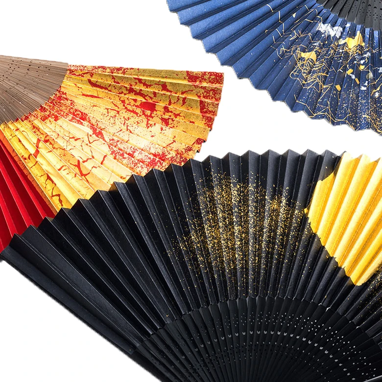 Japan professional craftsmen handmade portable hand folding fan