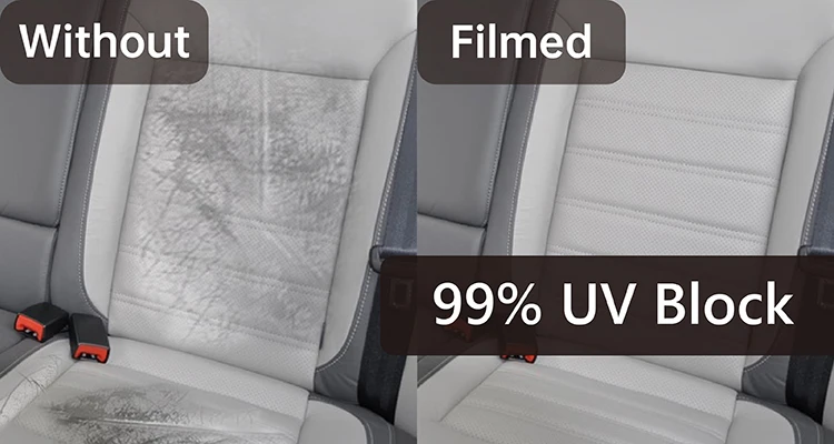 JUARATECH Adjustable PET Material good heat insulation colorful Sputter Mirror Reflective Film  For Car Window Tint