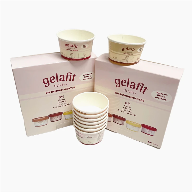 Cardboard ice cream box frozen food box package box packaging for ice cream