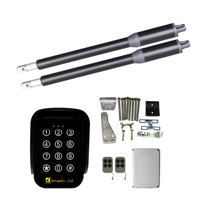 Double Waterproof DC 24V Dual Home Automatic Swing Solar Garage Gate/Door Opener