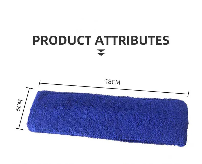 NQ SPORTS Custom Logo Print Sweatband Sports Headband with logo Breathable Running Cycling Anti-Sweatband Sport Headband for Men