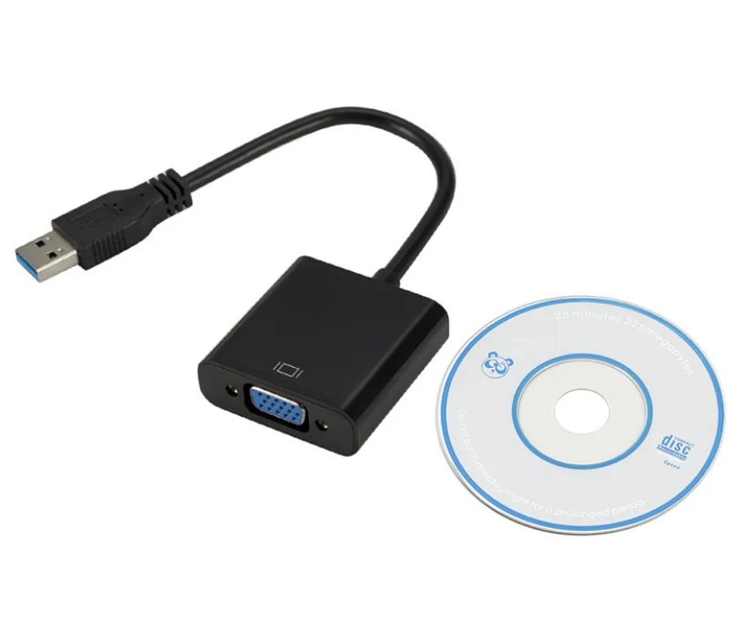 USB к интерфейсу проектора VGA внешняя видеокарта 3 0 конвертеру адаптер преобразования