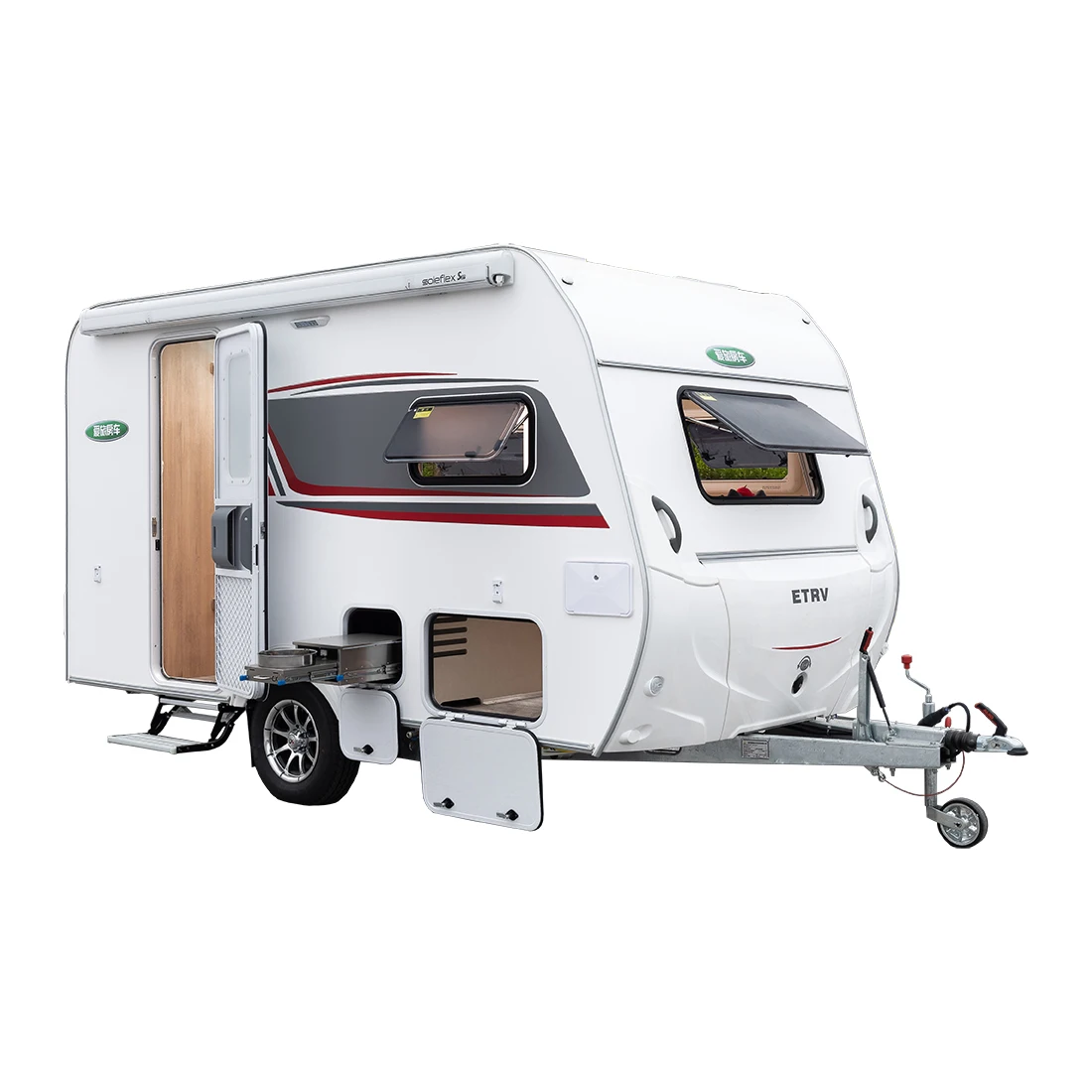 Popular solar energy system camper trailer on road travel trailer made in china on sale Travel Trailers