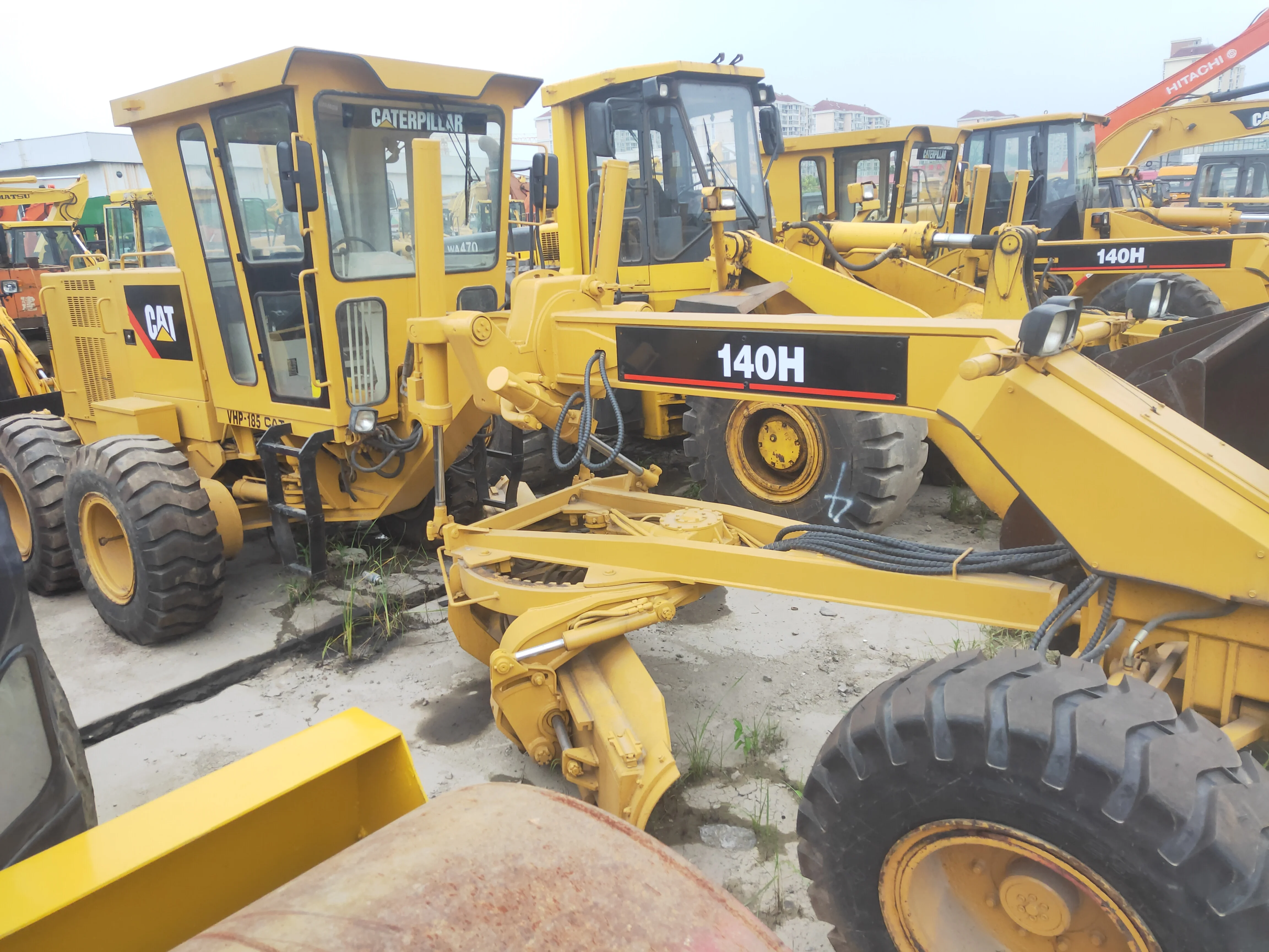 original Caterpillar paver Good Condition Road Grading Blading Machine Used Cat 140H Motor Grader Construction Machinery