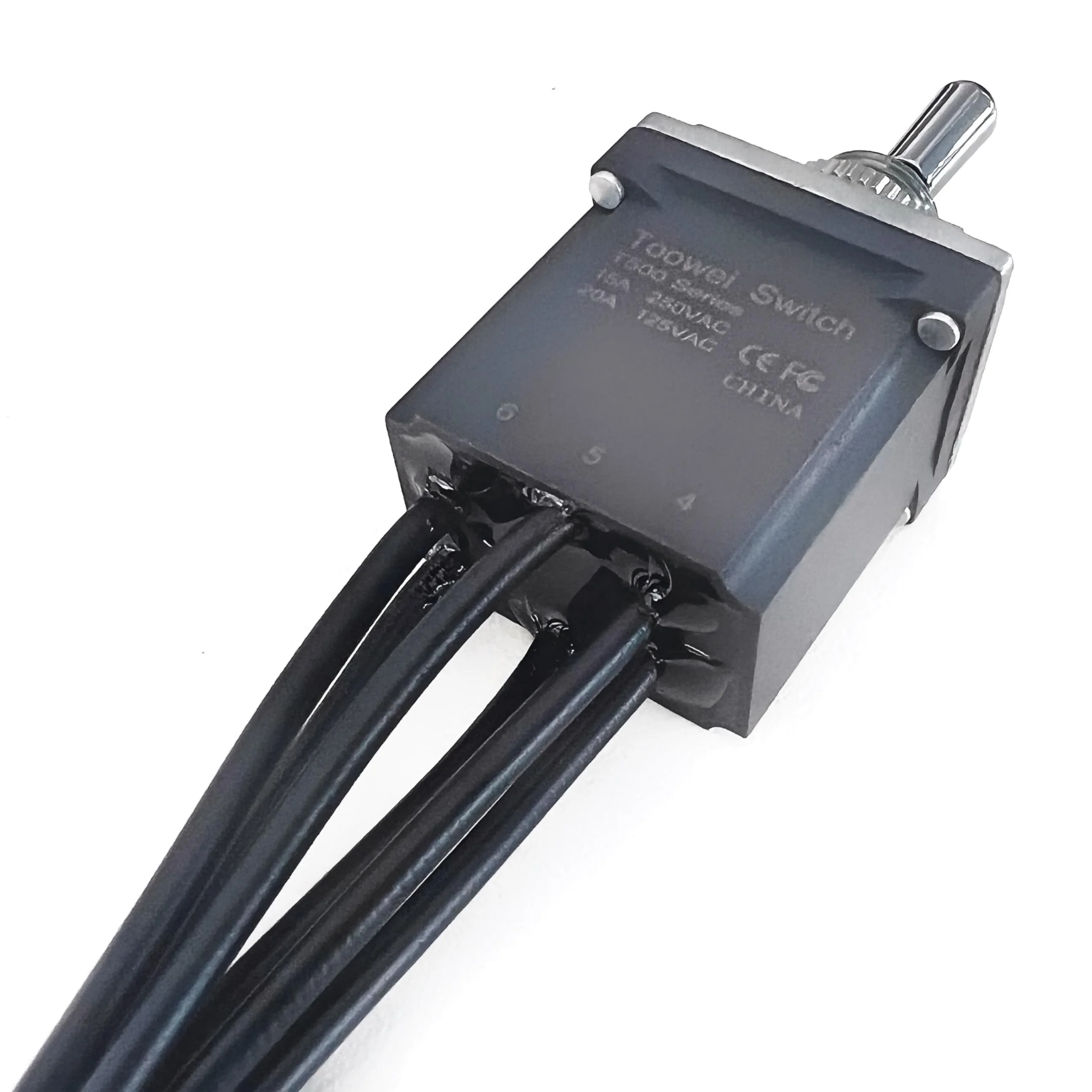 Fully sealed DPDT Momentary  (ON)-OFF-(ON) Toggle Switch