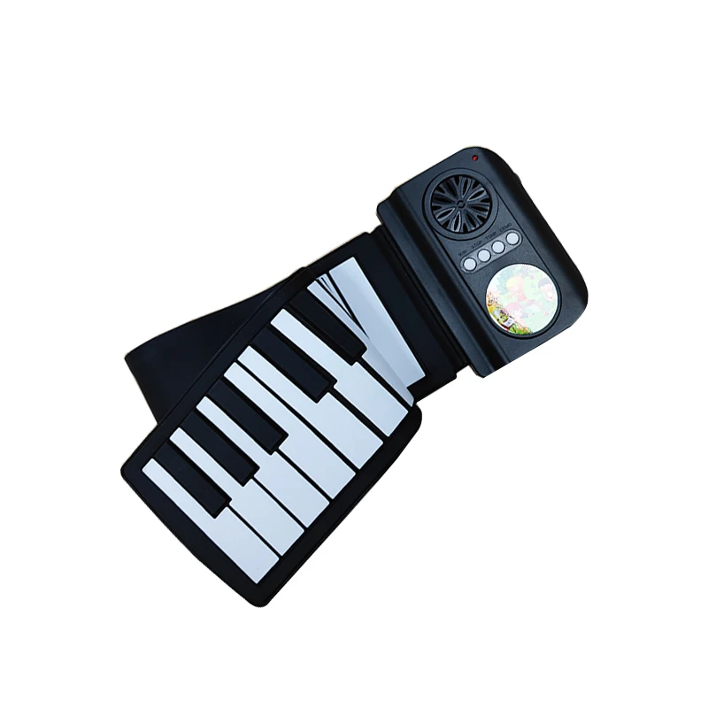 Wholesale Custom Wireless Digital Portable Hand Roll Mini Electronic Kids Piano