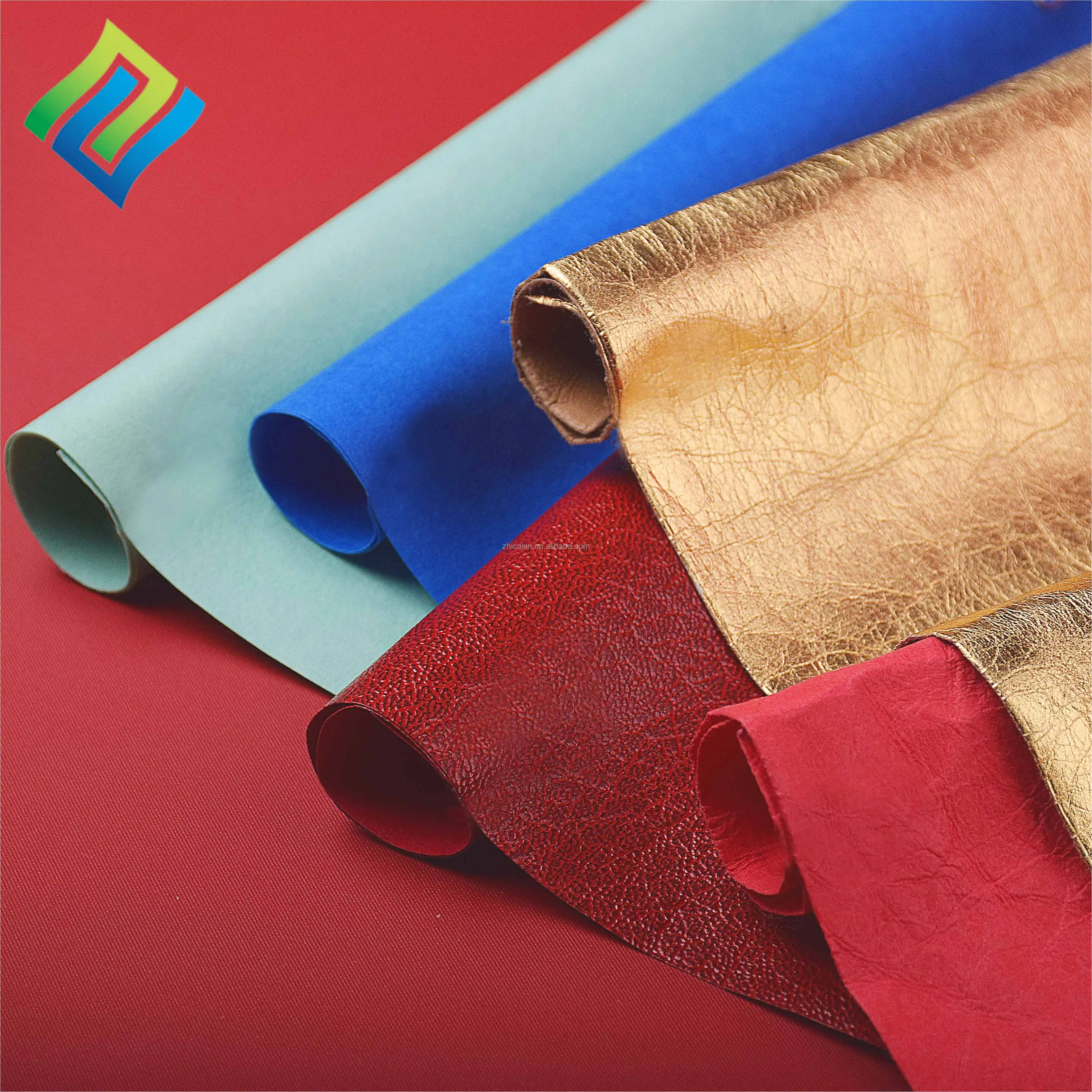 ZHICAI Eco-Friendly F S C Washable Brown Kraft Paper Fabric Washable Jacron Craft Paper Leather Material for Bag Jeans Labels