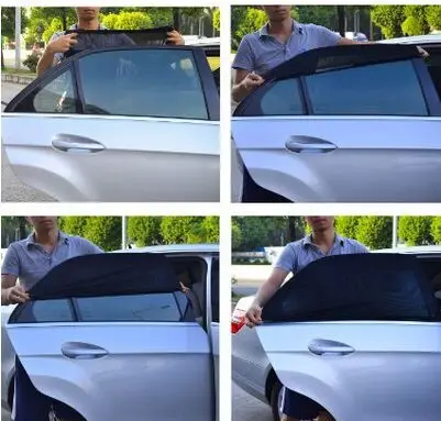 Hot sale wholesale high quality sunshade car sides window sunshades universal mesh car shade sunshade