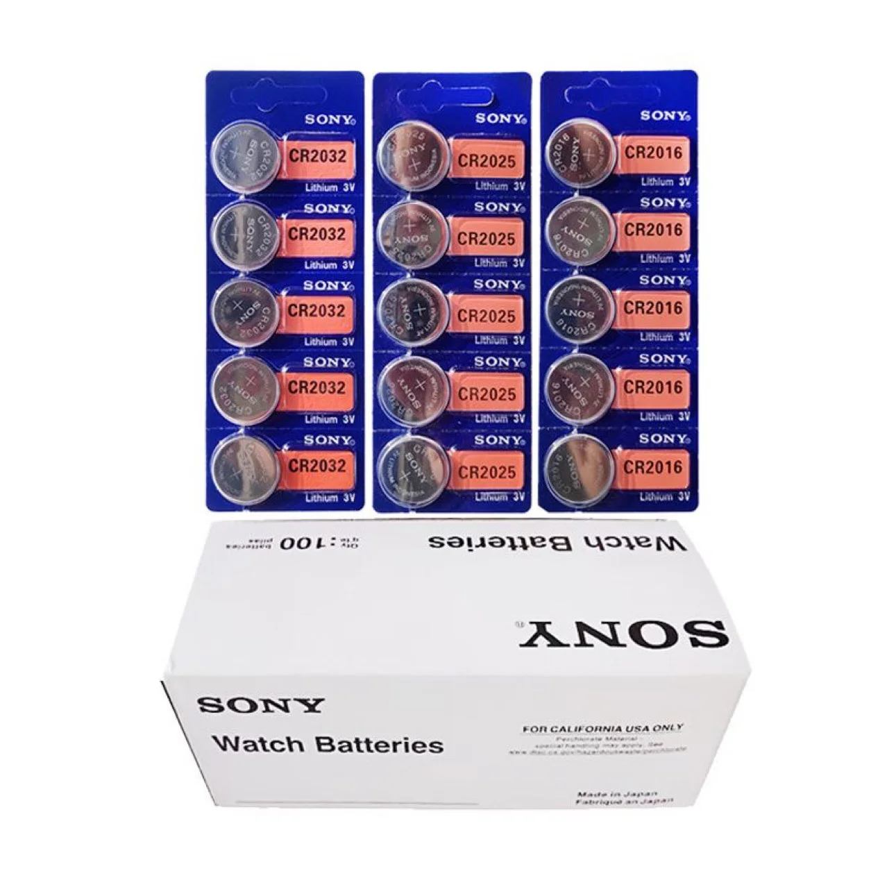 wholesale price 3V cr2032 cr2025 cr2016 cr2450 cr1632 cr2050 lithium button cells coin cells batteries for sony maxell