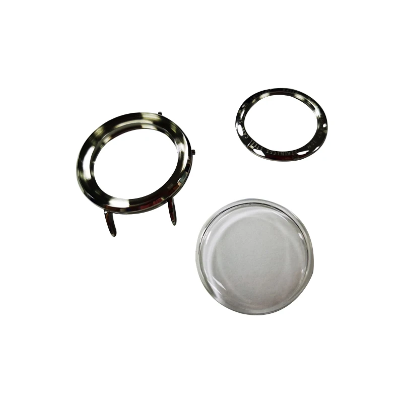 Case factory processing stainless steel case 304 / 316 steel curved glass watch case