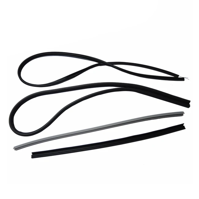 Sealing strip silicone rubber e-shape door window extended rubber sealing door strip garage silicone rubber sealing strip