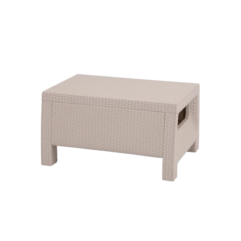 4 pcs Most Popular Garden Outdoor Rattan Plastic Wicker Sofa Set Sofa 4 Set Furniture