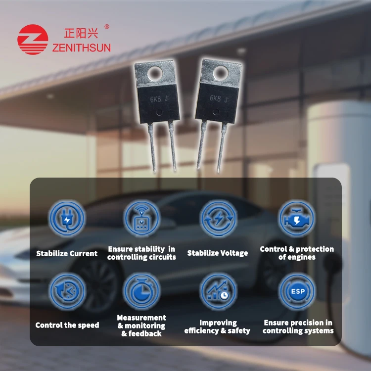 30W Power Resistor Thick Film Technology, Non inductive, TO-220 package