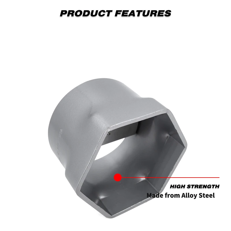 4-1/8 Inch 6-Point Rounded Wheel Bearing Locknut Socket
