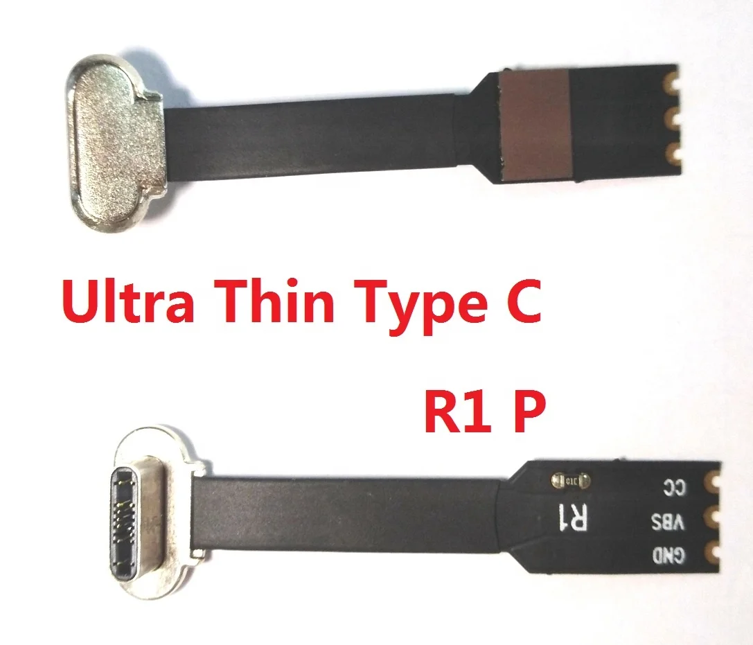 5pin Flat Ribbon USB Cable FPV FFC micro USB Double Angle flat FPV Cable