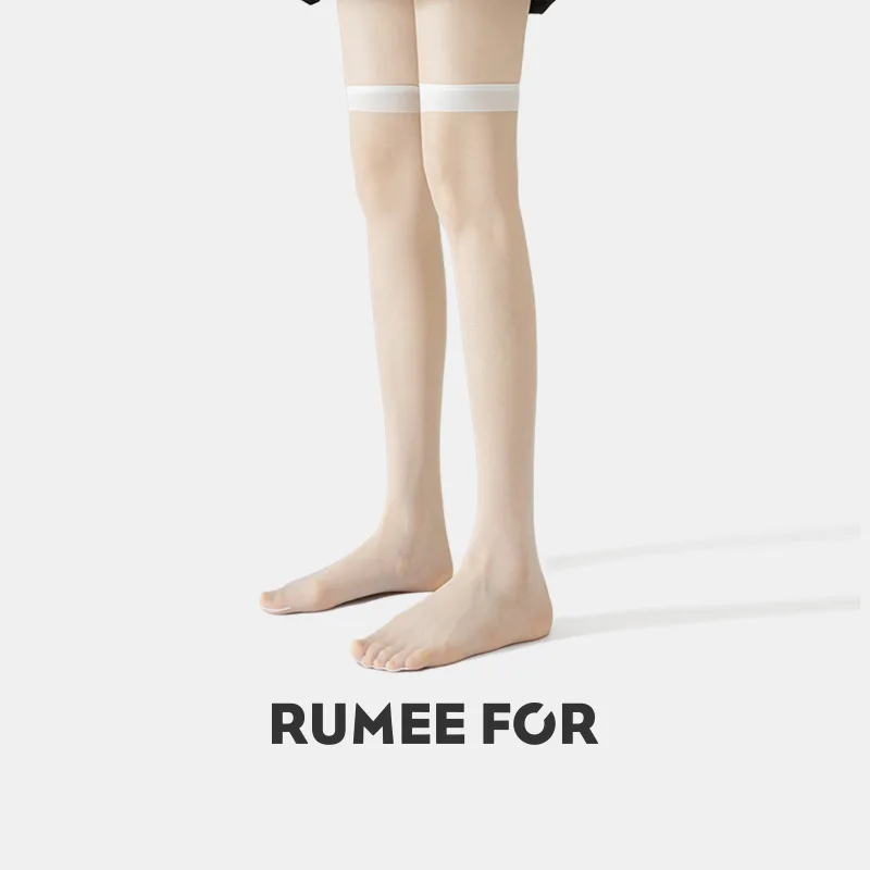 Summer thin stockings look slimmer jk Black stockings below knee high Socks For women