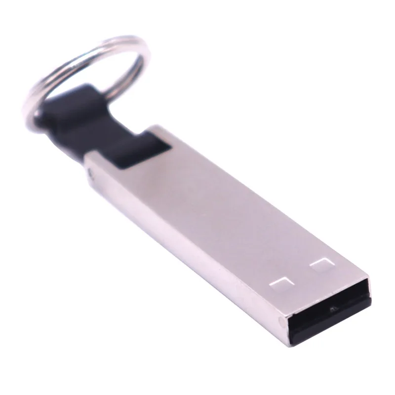 Wholesale  2022 New Style 16gb USB flash drive with keyring 8GB Mini stainless steel  USB flash drive  8gb With PU Key Chain