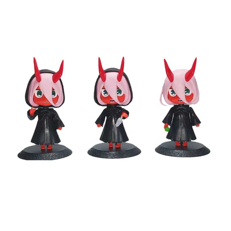 Darling in the FRANXX Amine Figure Zero Two Q Version Standing Infancy 02 Collect Model Doll Toys Action