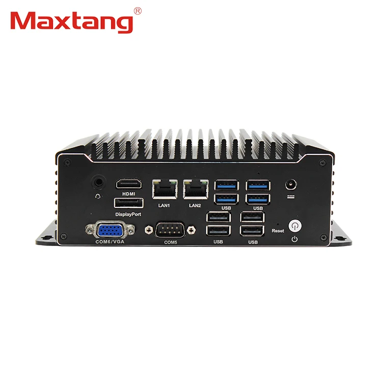 Maxtang Intel Whiskey Lake-U processor industrial pc 2x RJ45 M.2 Dual Channel SO-DIMM DDR4 64GB mini pc