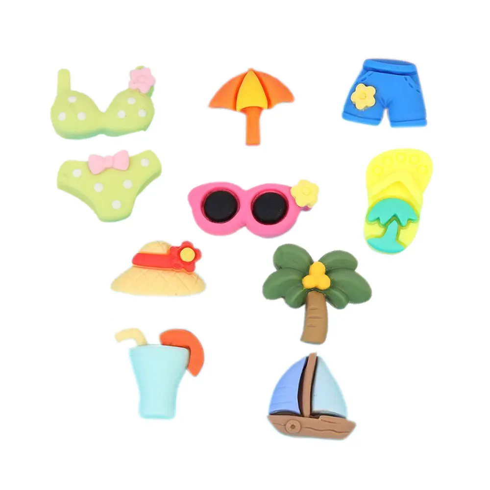 Seasand Girl Hat Flatback Resin Cabochons For DIY Necklace Earring Jewelry Making Accessories