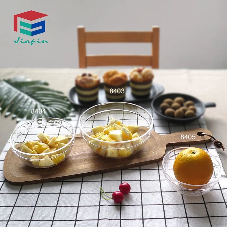 700ML Transparent AS(SAN) Salad Bowl Dessert with Low Price