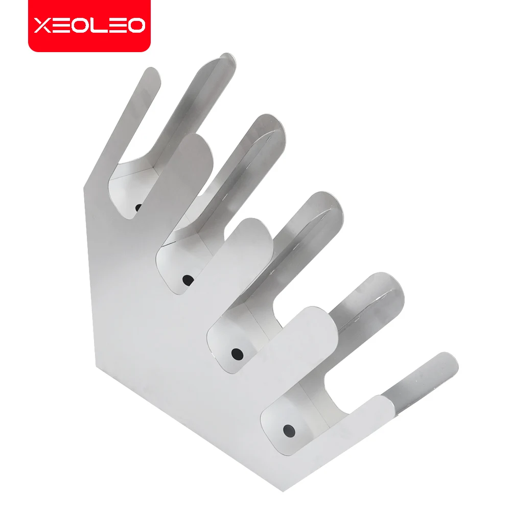 XEOLEO 4 отделения из нержавеющей стали для кофейных чашек и крышки дозатор стаканчиков держатель бумажных стеллаж хранения