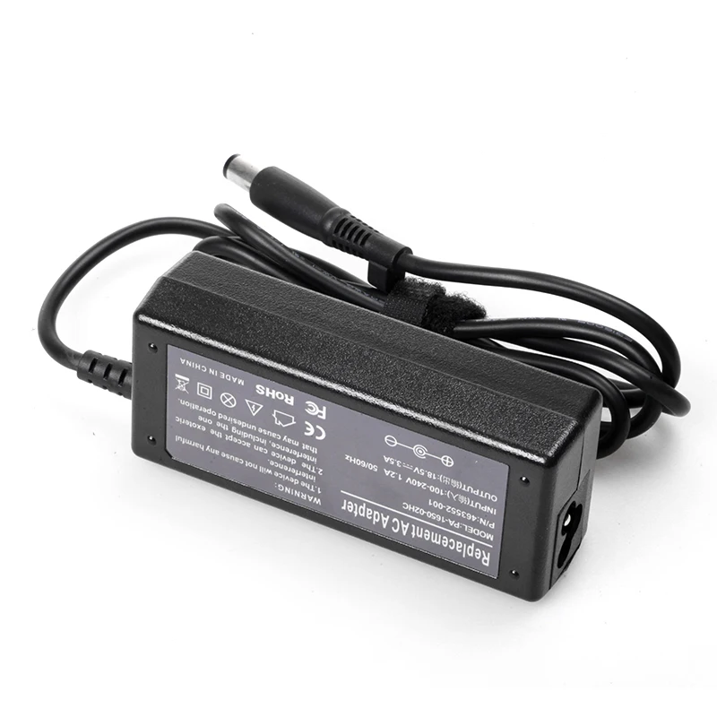 
18.5V 3.5A 65W Replacement Laptop AC DC Adapter Charger for HP Envy 14 DV4 DV7 M4 M6 Pavilion G6 G7 G4 DV4 DV5 DV6 DV6T DM4 