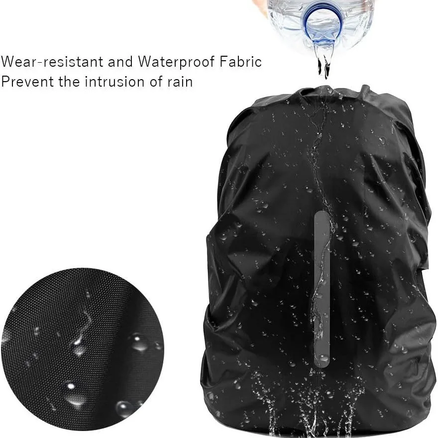 Outdoor Rainproof Hiking Camping Traveling Waterproof Reflective Durable Backpack Covers Bag Elastic Dust-proof