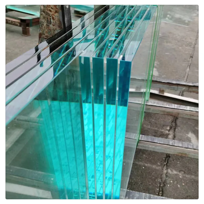 30mm Stairs Safety Walkway Tempered Laminated Glass Floating