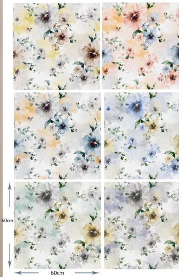 Modern Top New Design 3D Digital Printed Soundproof Sublimation Blackout Curtains Sets For Living Room Customized