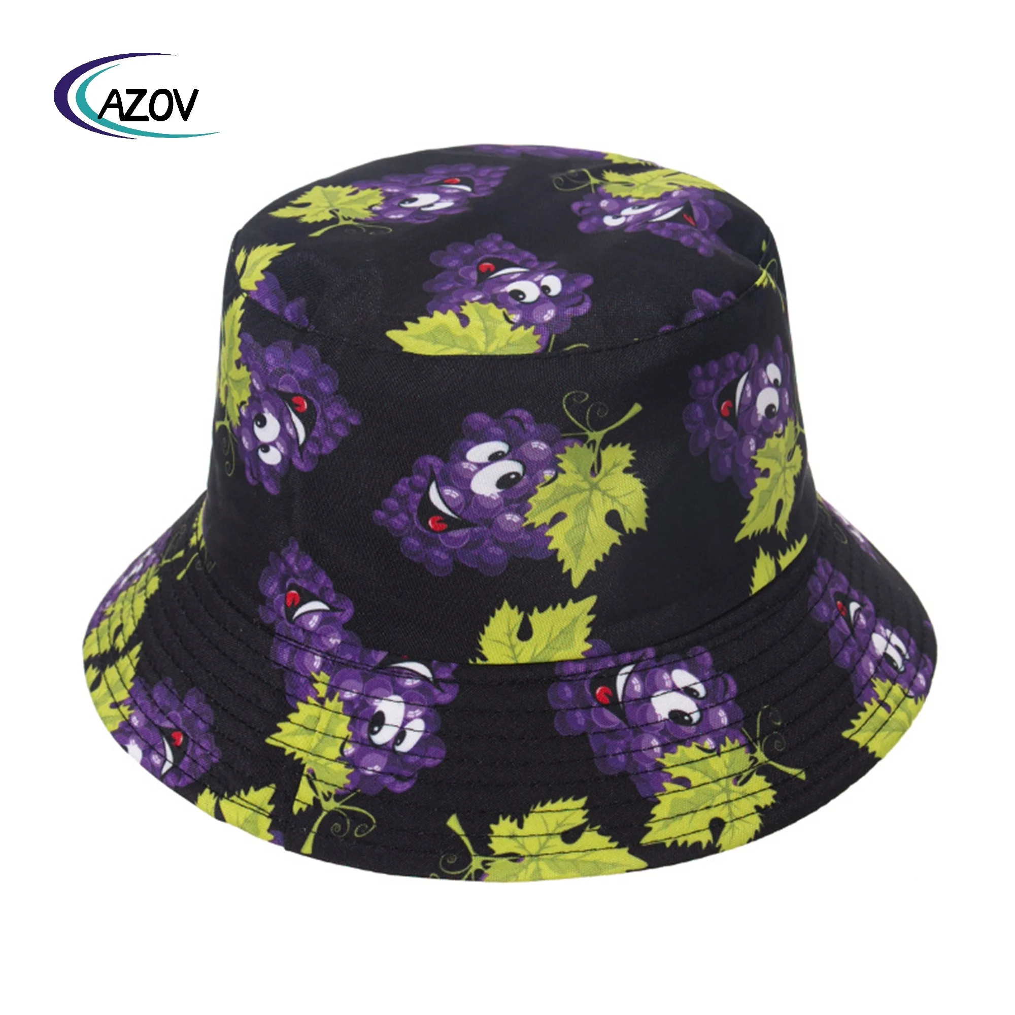 outdoor cute funny corn grape fruit reversible fisherman hat bucket hat summer  2025 arrival